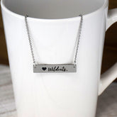 Fan Frenzy Gifts Weber State Wildcats Officially Licensed Bar Necklace